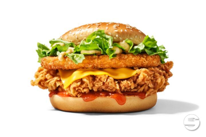 Rösti Zinger Burger - KFC - Kentucky Fried Chicken