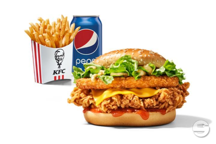 Rösti Zinger Burger Menu - KFC - Kentucky Fried Chicken