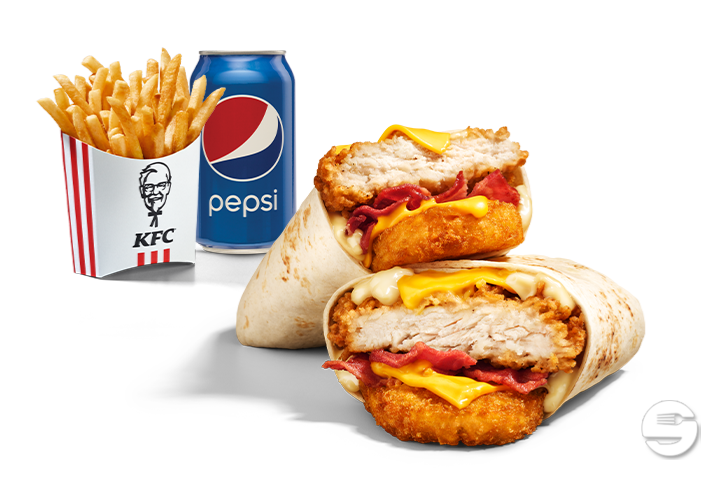 Menu Cheesy Wrapper - KFC - Kentucky Fried Chicken
