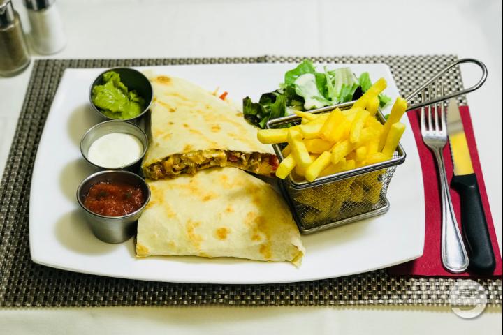 Quesadillas with Chicken - Barrel Oak Irish Pub
