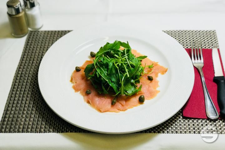 Smoked Salmon salad - Barrel Oak Irish Pub
