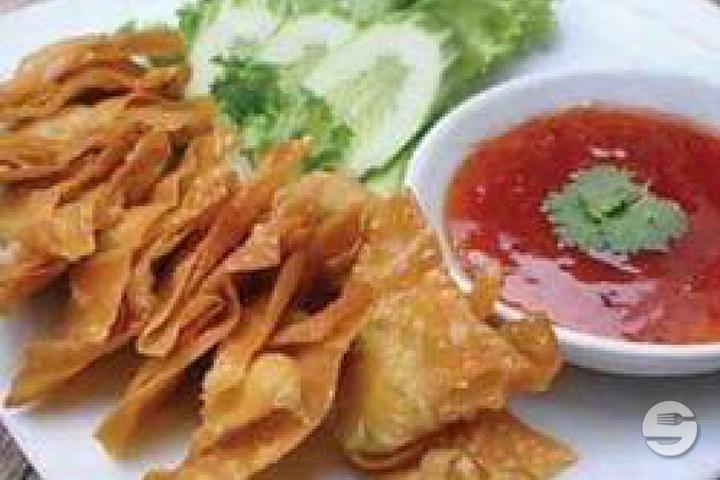 Gebackene Wantan (8 Stück) - Tamnam Siam