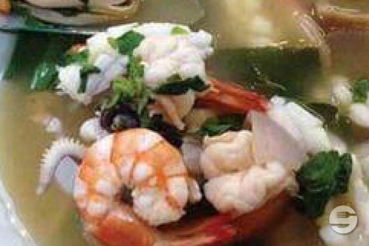 Po Taek Thai Seafood Suppe - Tamnam Siam