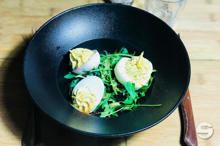 Oeuf Mimosa de la Nonna - Les Sales Gosses