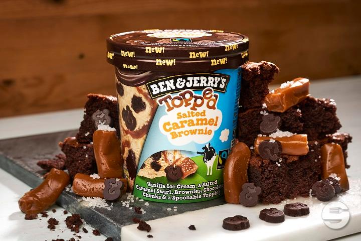 Ben & Jerry's Topped Salted Caramel Brownie 470ml - Ben & Jerry's | Magnum