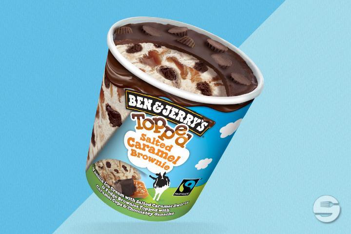 Ben & Jerry's Topped Salted Caramel Brownie - The Ben & Jerry's Shop