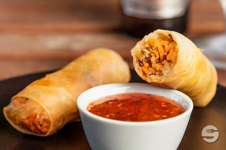 Vegetarian Spring Rolls - Akiko Bao Burger