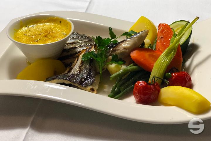 Filet de loup et crustacés - Da Renato