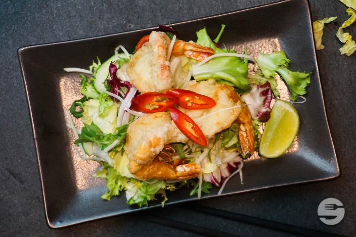 Crispy Prawn with Mixed Salad - Asiaway