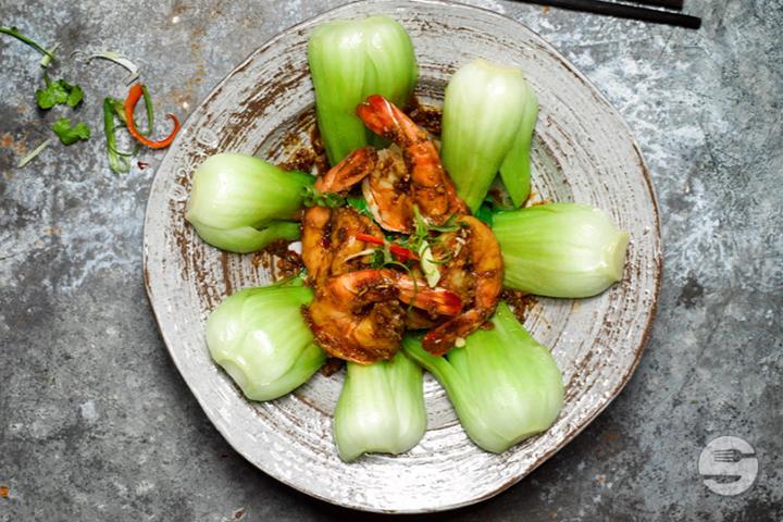 72. Prawns with Pak Choy - Asiaway