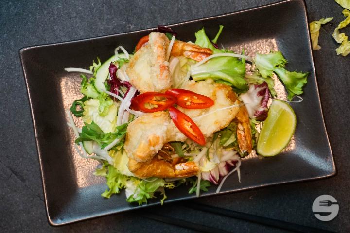 Crispy Prawn with Mixed Salad - Asiaway