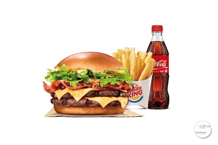 Double Bacon King Menu - Burger King