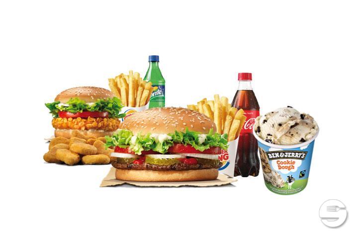 Couple Combo Ben & Jerry's - Burger King