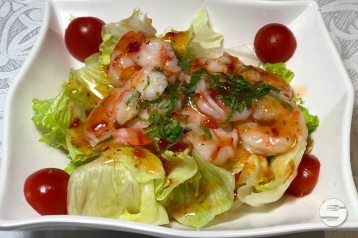 13. Shrimp Salad - Le Fleuve d'Or