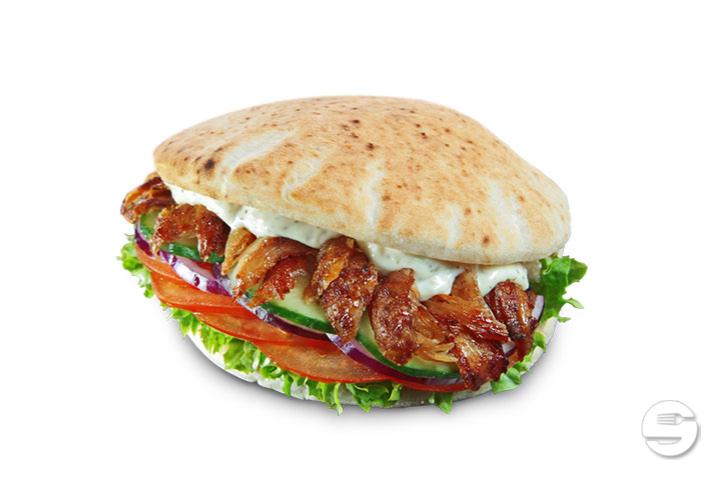 Gyros Kebab im Taschenbrot - Sonne Pizzeria