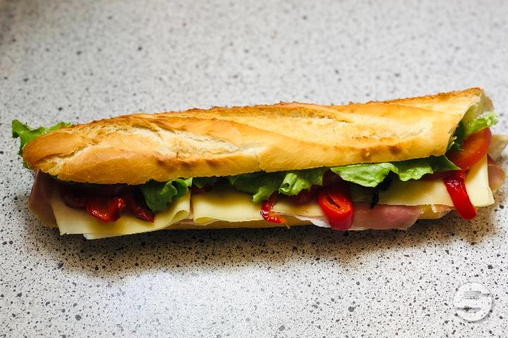 Peppers and Raw Ham - Les Sandwiches Du Boulevard