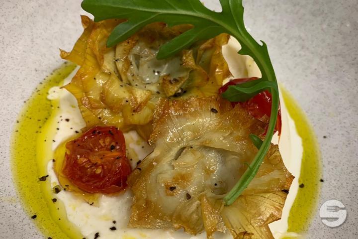 Crispy Artichoke the Roman Way - SEPPIA Bistro