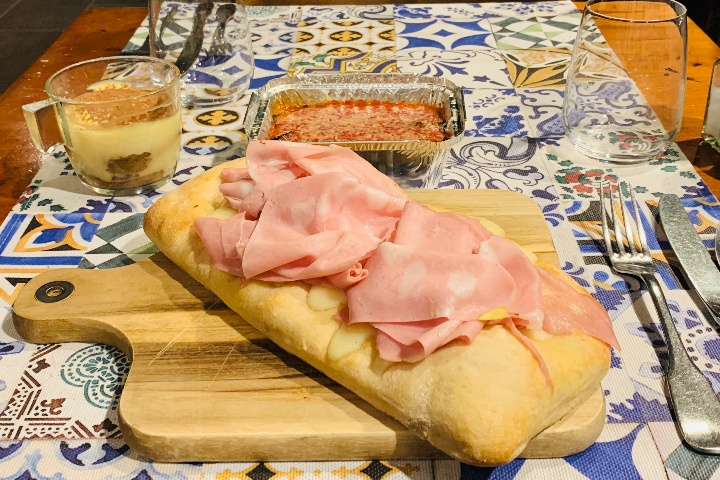 Kit focaccia mortadella - SEPPIA Bistro