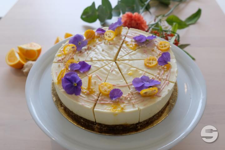 Orange and Ginger Cheesecake - Alive