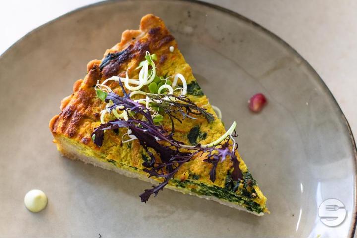 Quiche with Salad - Alive