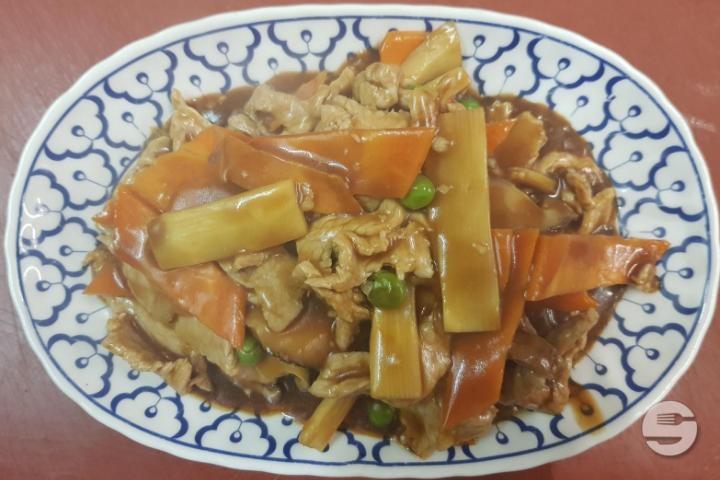 Mushrooms Pork - Asia Restaurant