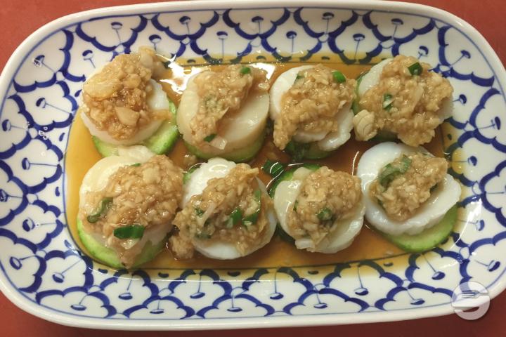Steamed Scallops with Garlic - Asia Restaurant