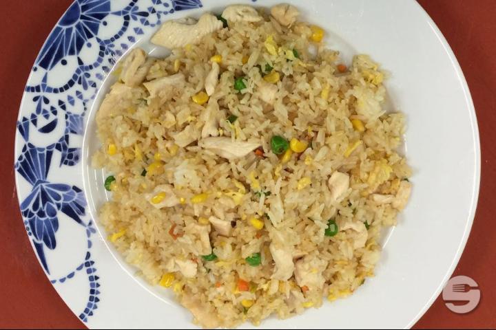 Stir-fried Rice with Chicken - Asia Restaurant