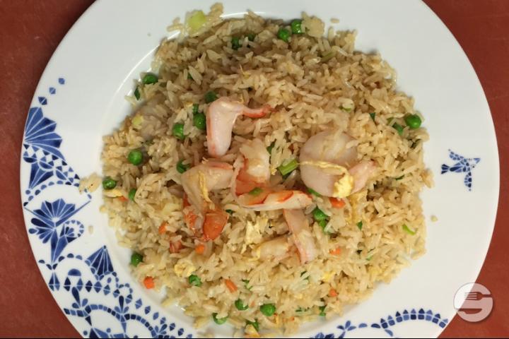 Stir-fried Rice with Shrimps - Asia Restaurant