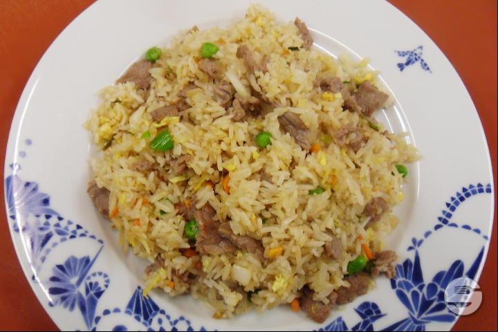 Stir-fried Rice with Beef - Asia Restaurant