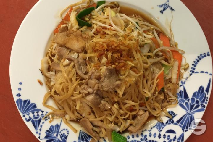 Stir-fried Noodles with Pork - Asia Restaurant