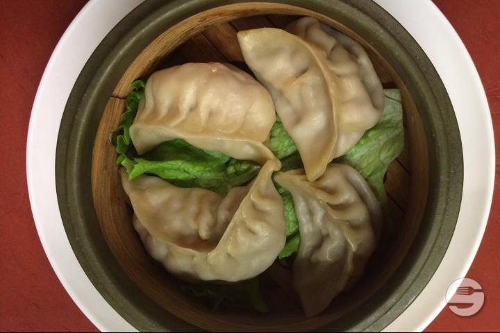 Steamed Pork and Vegetables Raviolis - Asia Restaurant