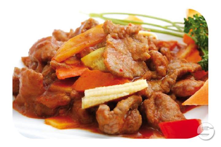 809. Beef with Saté Sauce - Pekin Palace