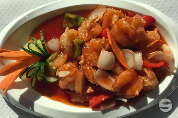 1006. Sweet and Sour Shrimps - Pekin Palace