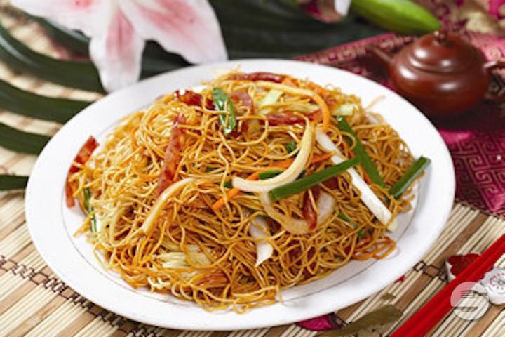 1205. Fried sliced noodles with shredded pork and pickled tuber mustard - Pekin Palace