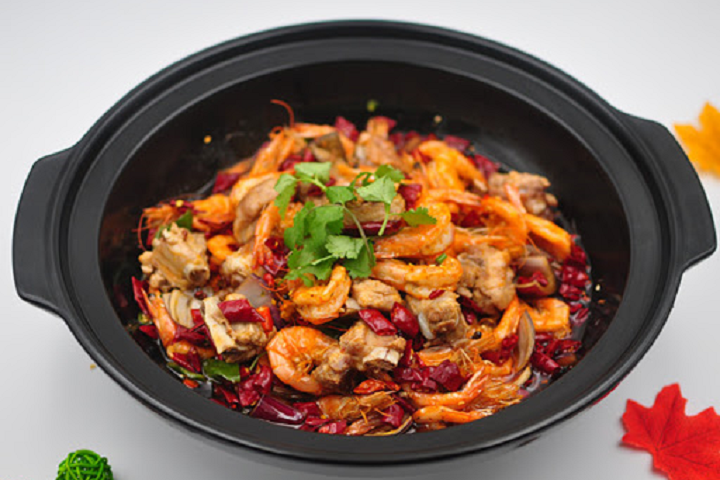 102 Spicy ribs with shrimp - Pekin Palace