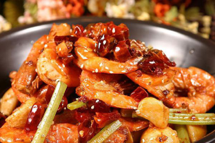 1004. Griddle spicy shrimps - Pekin Palace