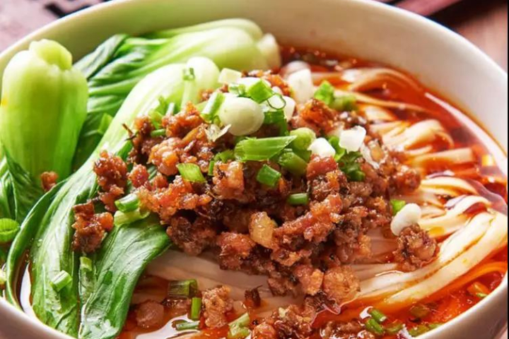 1210. Minced Pork in Chili Bean Pasted noodles - Pekin Palace