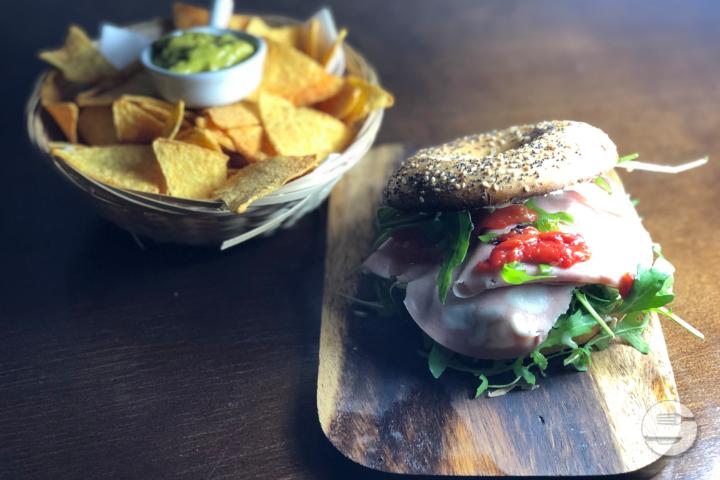 Bagel Mortadelle - Le Croco Rouge