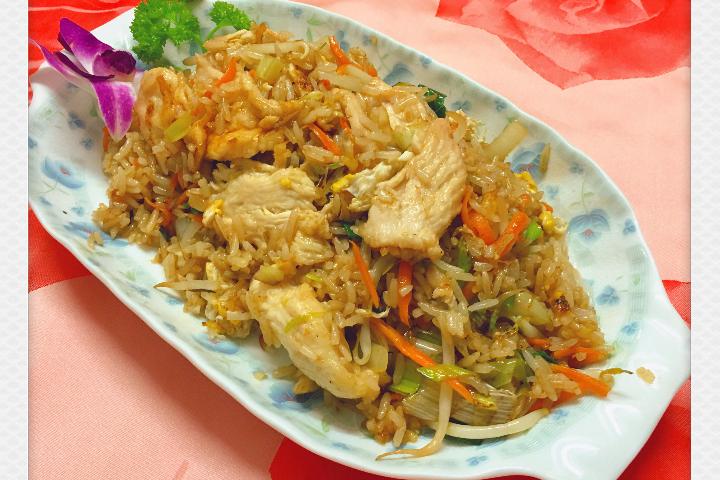 Fried Rice with Chicken - Tennis Club Confignon