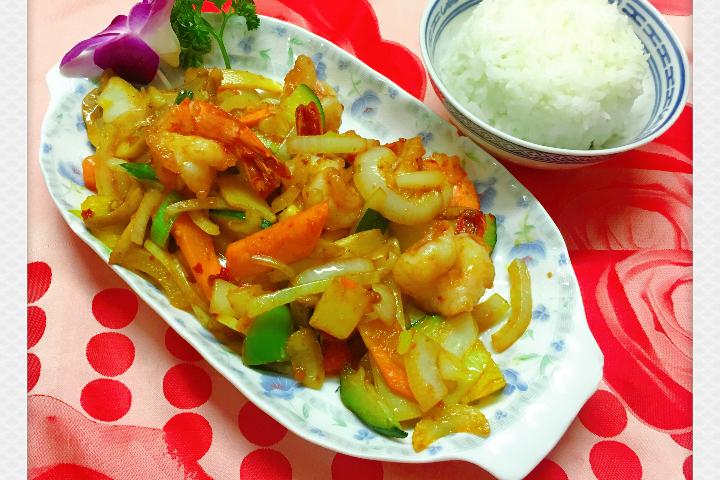 Fried Shrimps with Salt and Pepper - Tennis Club Confignon