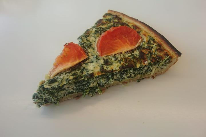 Spinach and tomatoes quiche - L'Epi Doré