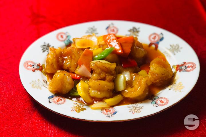 30. Les crevettes à la sauce aigre-douce - Chez Kuk