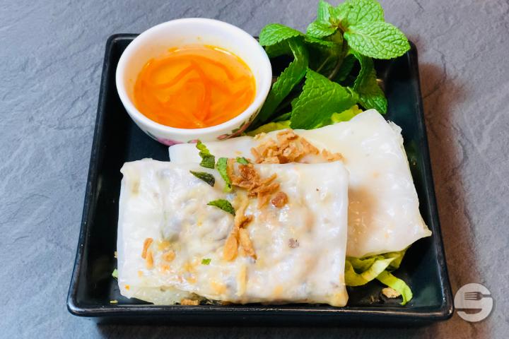 Banh Cuon with Shrimps, Pork and Black Mushrooms - Le P'tit Mekong