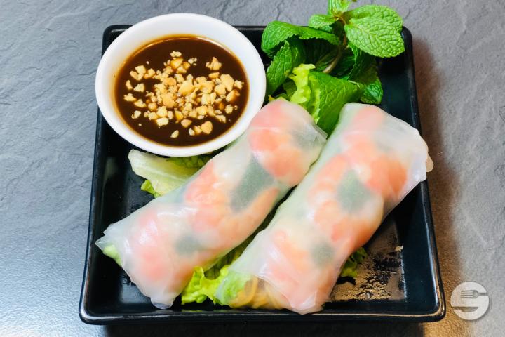 Rouleaux d'été aux Crevettes et Menthe - Le P'tit Mekong