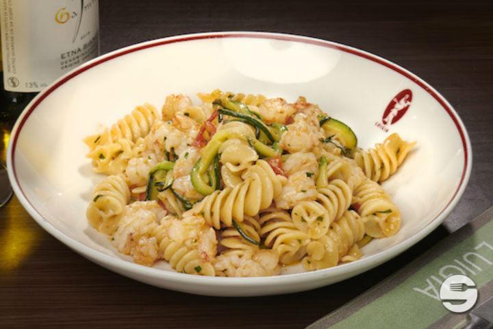 Fusilloni Gamberi e Zucchine - Luigia