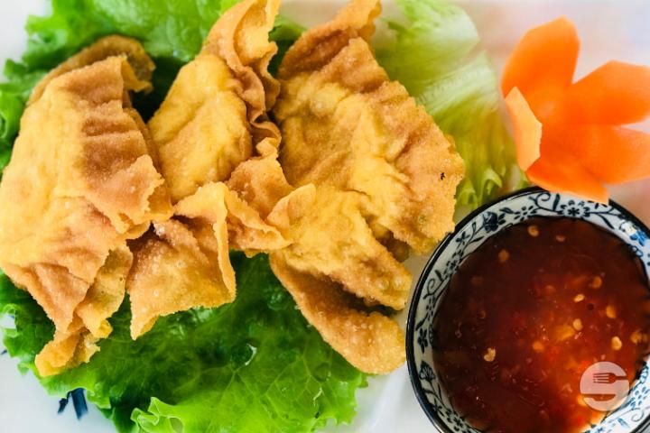 Fried Meat Dumpling - Maison Thaï