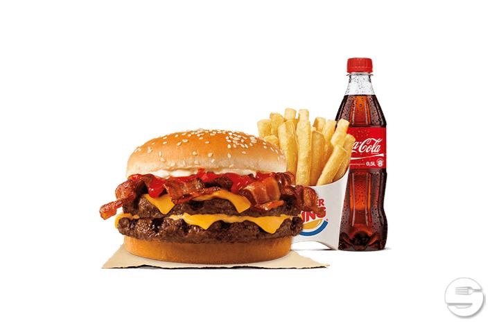 Double Bacon King Menu - Burger King