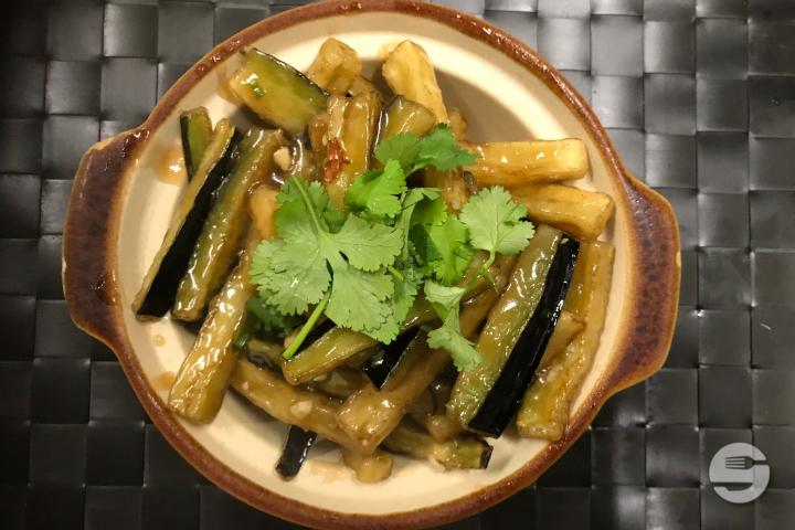 412. Aubergine sauce Yu-shiang - Sunny Kong