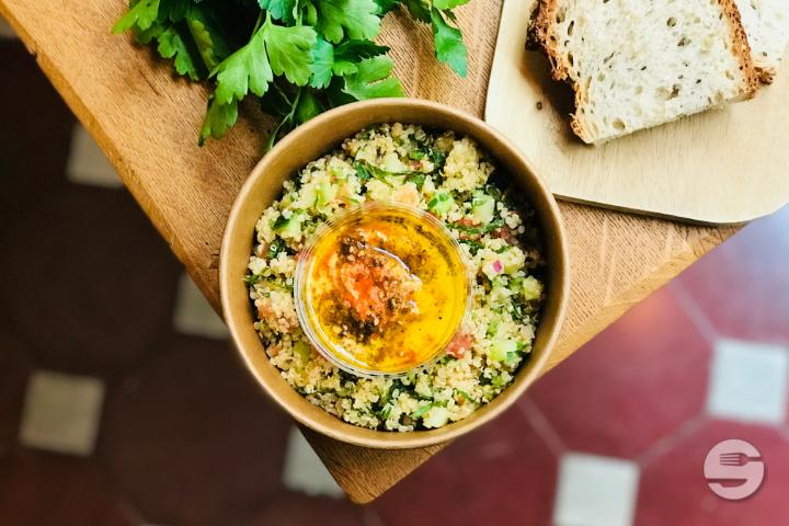 Quinoa and houmous taboulé - enFaim