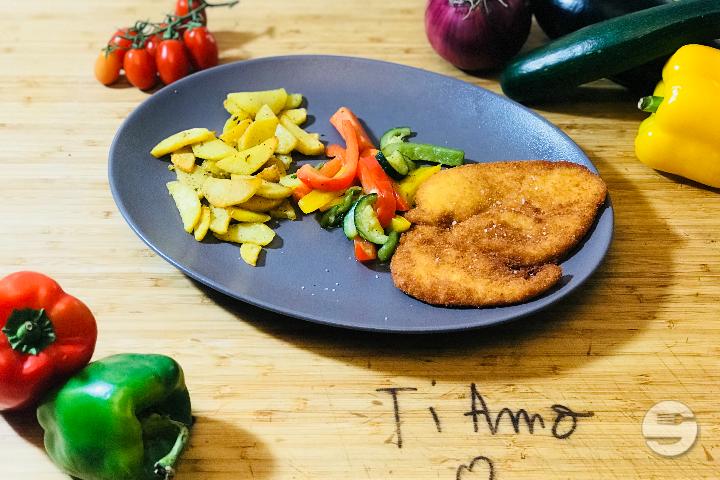 Breaded Chicken Escalope Alla Milanese - Mamma Lisa